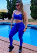 Top Azul Royal