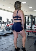 Cropped Preto para Treino ou Casual