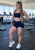 Cropped Preto para Treino ou Casual