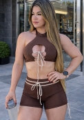 Conjunto Marrom Empina BB