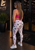 Legging Branca de Coração Empina BB