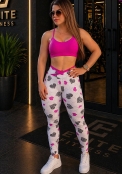 Legging Branca de Coração Empina BB