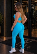 Legging Azul Claro Empina BB