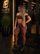 Legging Camuflada Marrom Empina BB