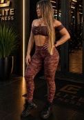 Legging Camuflada Marrom Empina BB