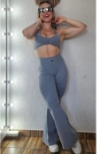 Legging Flare Empina BB Cinza