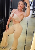 Legging Flare Empina BB Nude