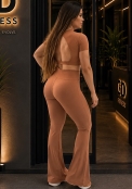 Conjunto Flare Tradicional Nude