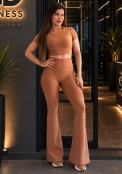 Conjunto Flare Tradicional Nude