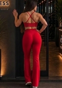 Conjunto Flare Tradicional Vermelho