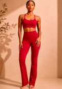Conjunto Flare Tradicional Vermelho