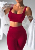 Conjunto Canelado Vinho
