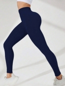 Legging Canelada Seamless Azul Marinho
