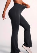 Flare Cinza 5 bolsos internos