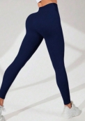 Legging Canelada Seamless Azul Marinho