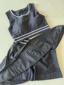 Conjunto Short Saia Preto