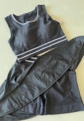 Conjunto Short Saia Preto