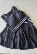 Conjunto Short Saia Preto