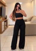 Wide Leg Preta